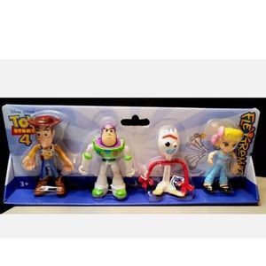 Toy Story Extreme Bendable 4 pack figurines NIB